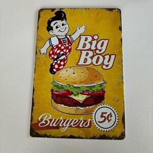 Big Boy Burger JB Big Boy Metal Sign Home Decor NEW Gift FAST SHIP Vintage Style